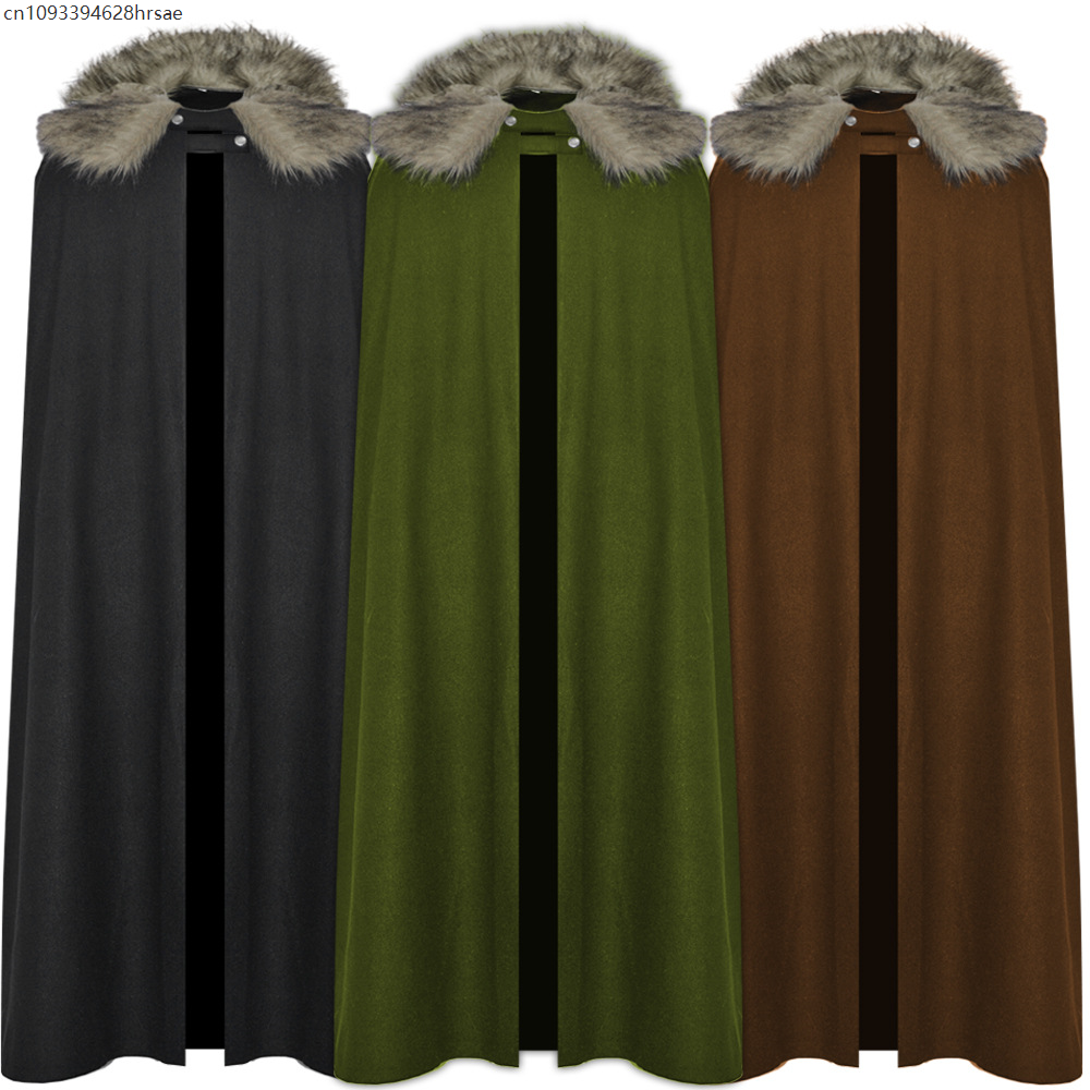 Retro Gaming Jacket - Medieval Celtic Viking Retro Cape Coat
