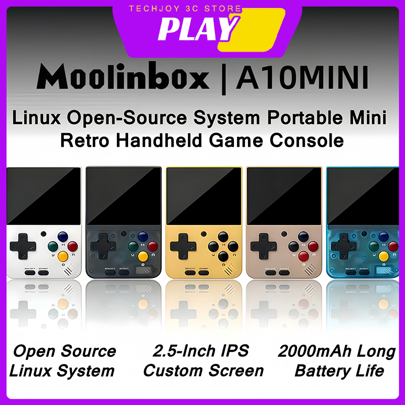 Retro Gaming Gameboy - Moolinbox A10Mini 2.8-Inch Linux Mini Open
