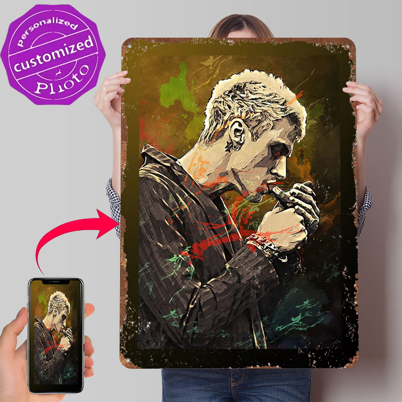 Machine Gun Kelly Tin Poster C - Retro Gaming Gun reseña y precio