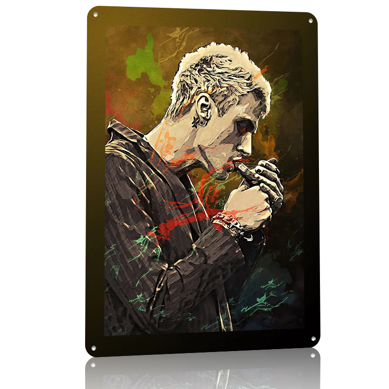 Machine Gun Kelly Tin Poster C - Retro Gaming Gun reseña y precio
