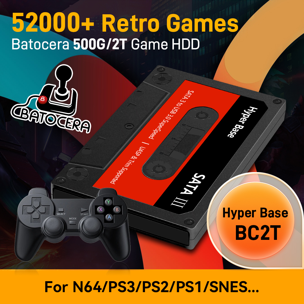 Batocera 500G/2T Emulator Game - Retro Gaming Hdd reseña y precio