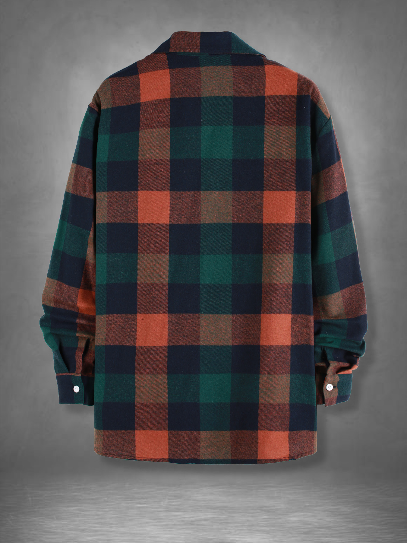 Men's Retro Orange Green Plaid - Retro Gaming Jacket reseña y precio