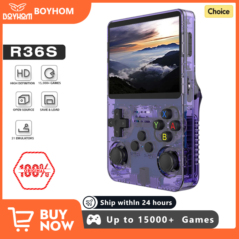 NEW Green R36S Retro Handheld  - Retro Gaming Gameboy reseña y precio