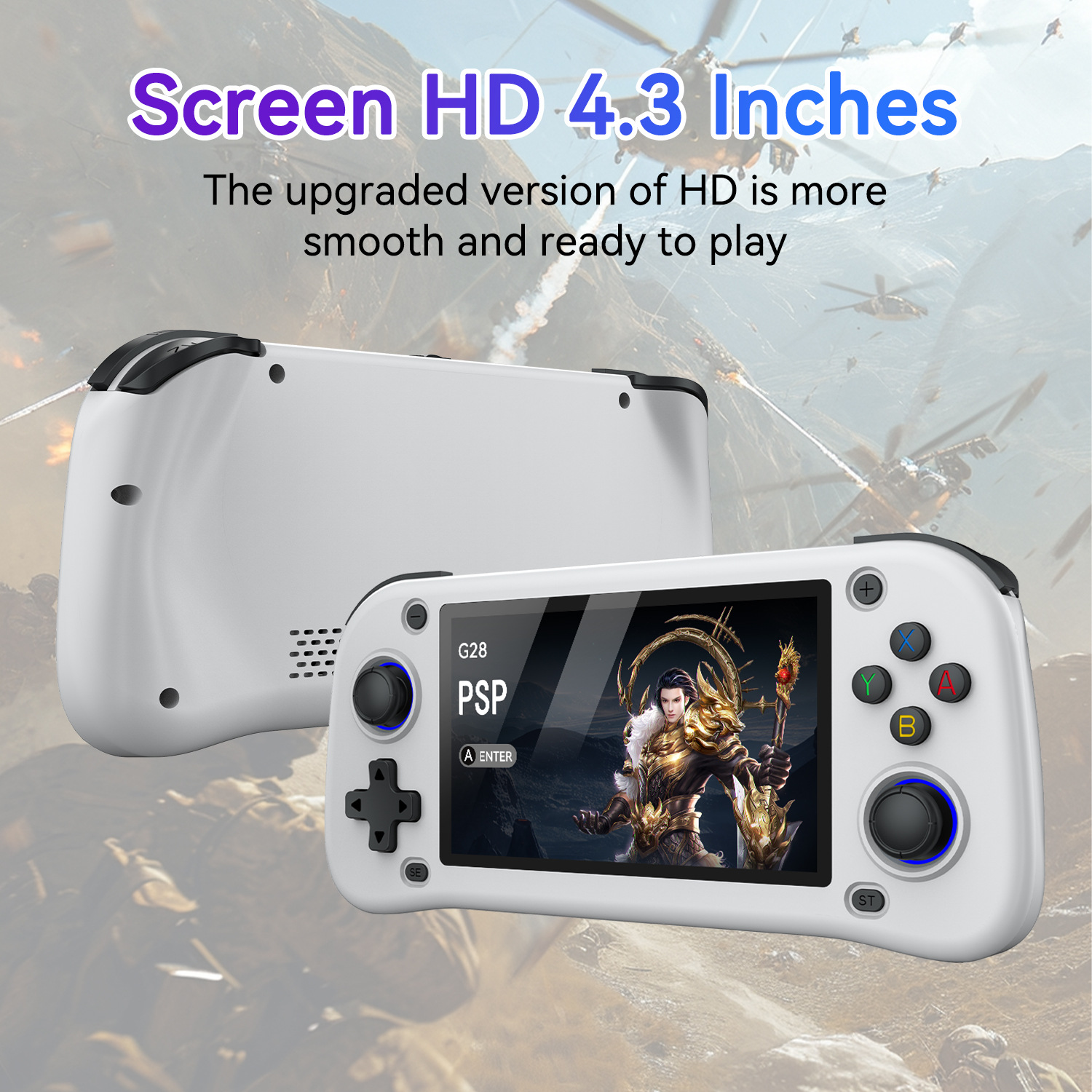 G28 game console 4.3-inch high - Retro Gaming Gameboy reseña y precio