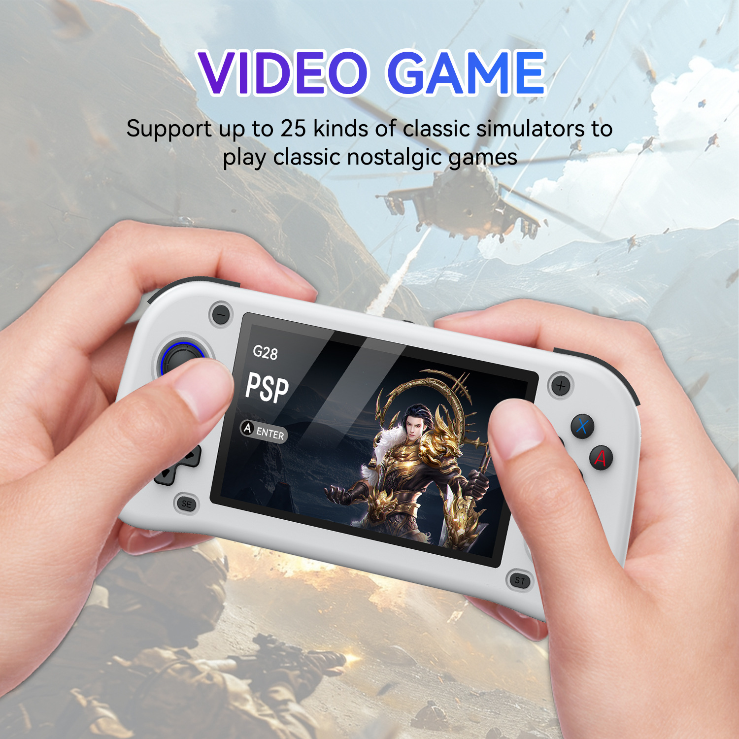 G28 game console 4.3-inch high - Retro Gaming Gameboy reseña y precio