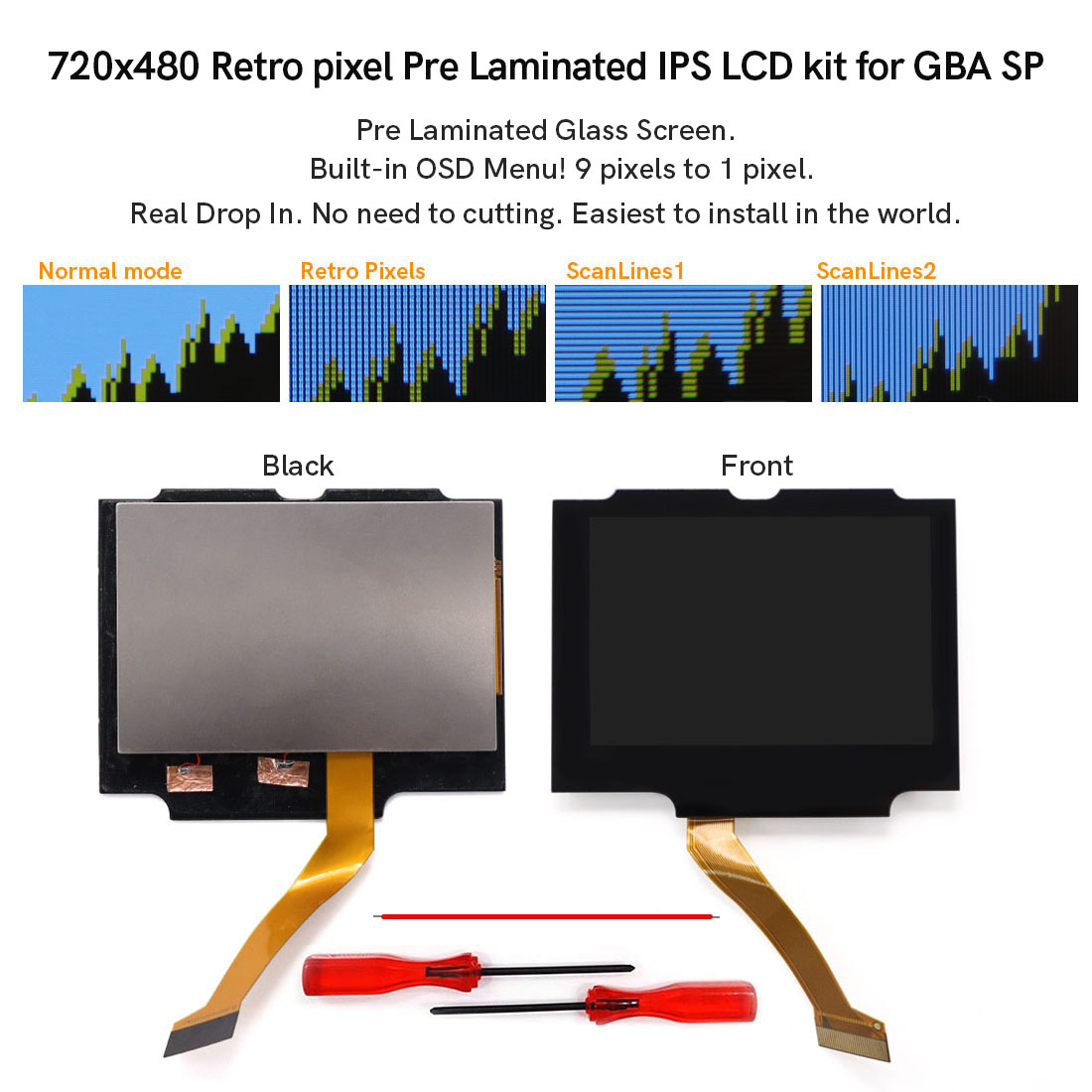 For  GBA SP V5  720x480 Retro  - Retro Gaming Gameboy reseña y precio