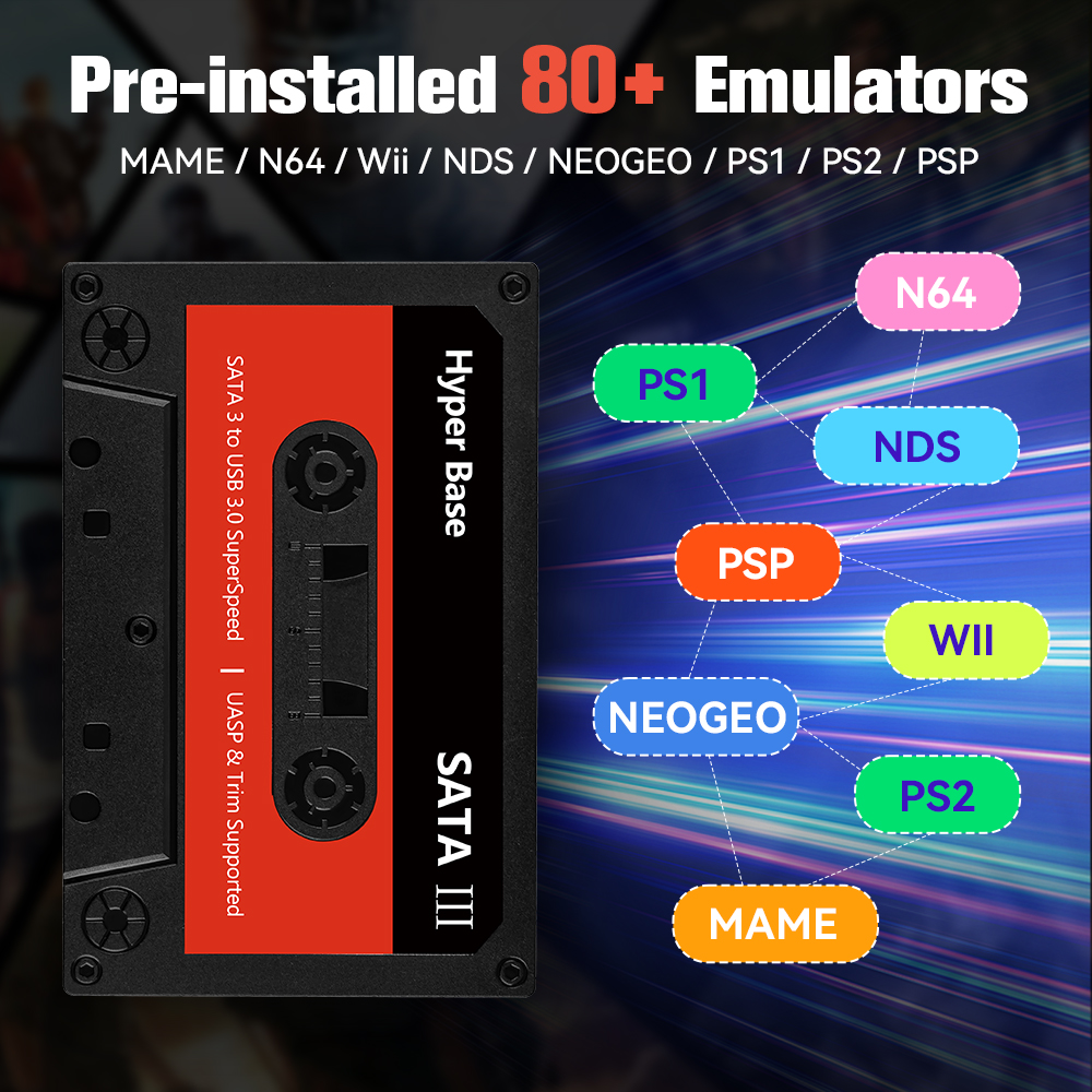 500GB/2TB Gaming HDD Batocera  - Retro Gaming Hdd reseña y precio