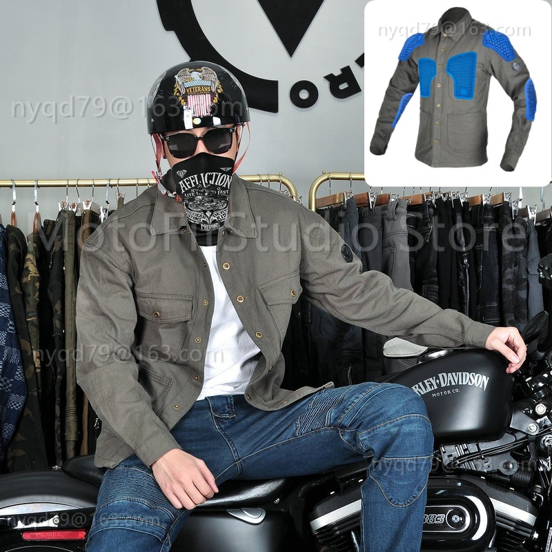 Retro Motorcycle Shirt Four Se - Retro Gaming Jacket reseña y precio