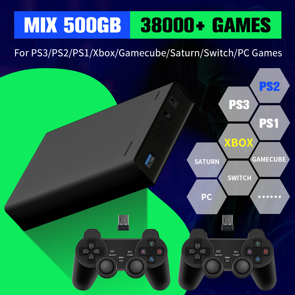 500G Game Hard Drive With 3800 - Retro Gaming Hdd reseña y precio