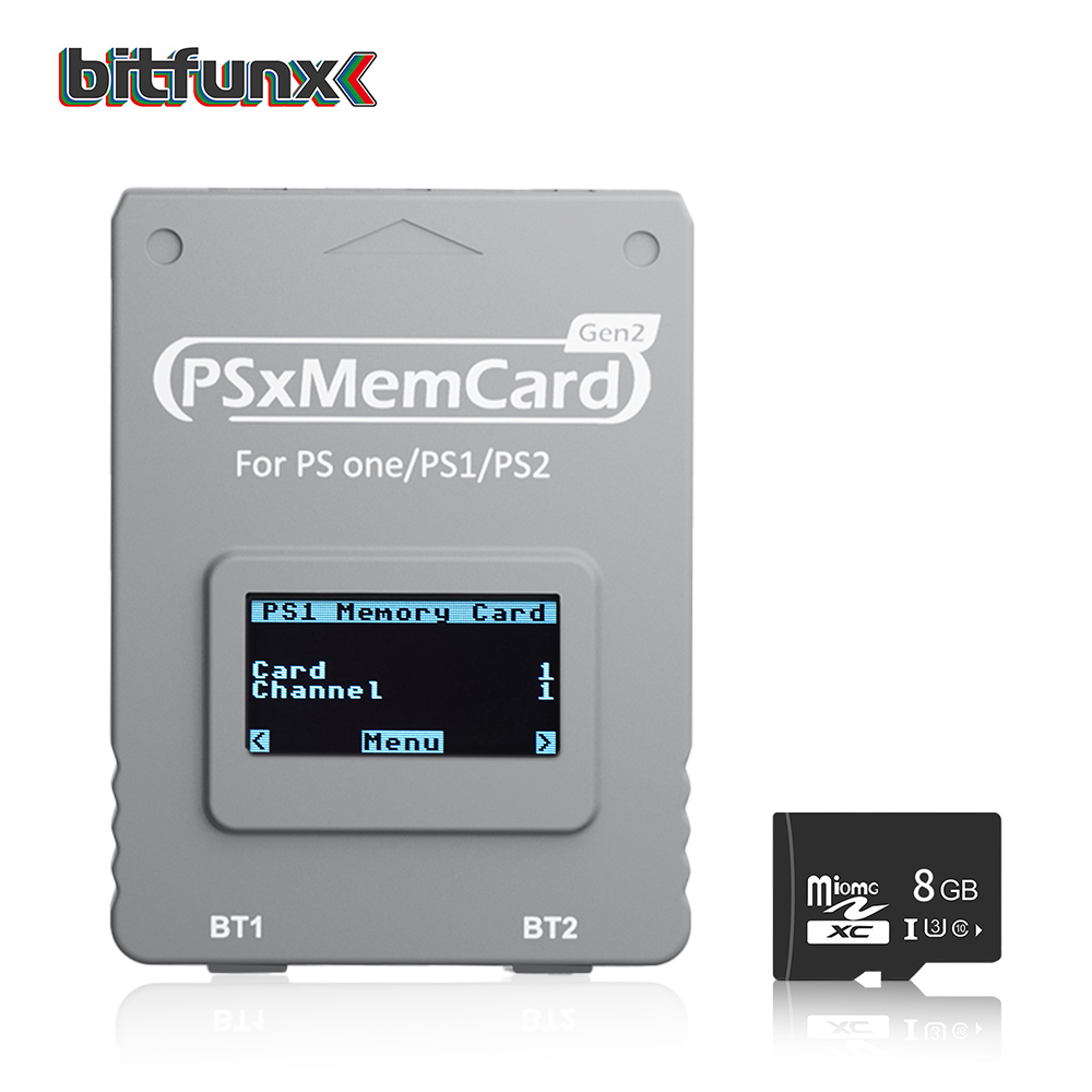 Bitfunx PSxMemCard Gen2 Store  - Retro Gaming Monitor reseña y precio