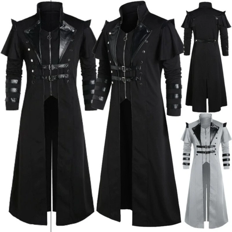 Vintage Men's Gothic Steampunk - Retro Gaming Jacket reseña y precio