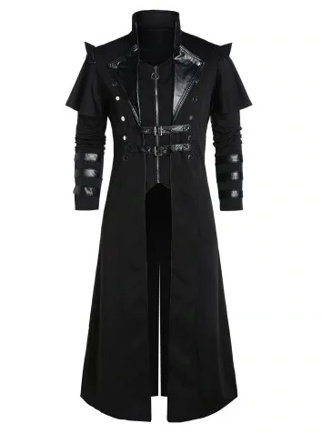 Vintage Men's Gothic Steampunk - Retro Gaming Jacket reseña y precio