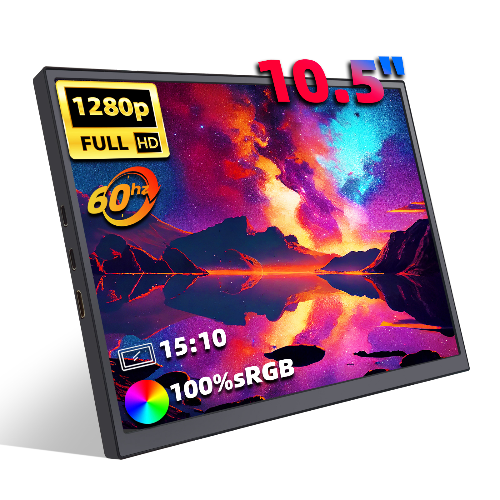 ZSUS 10.5-Inch Portable Monito - Retro Gaming Monitor reseña y precio