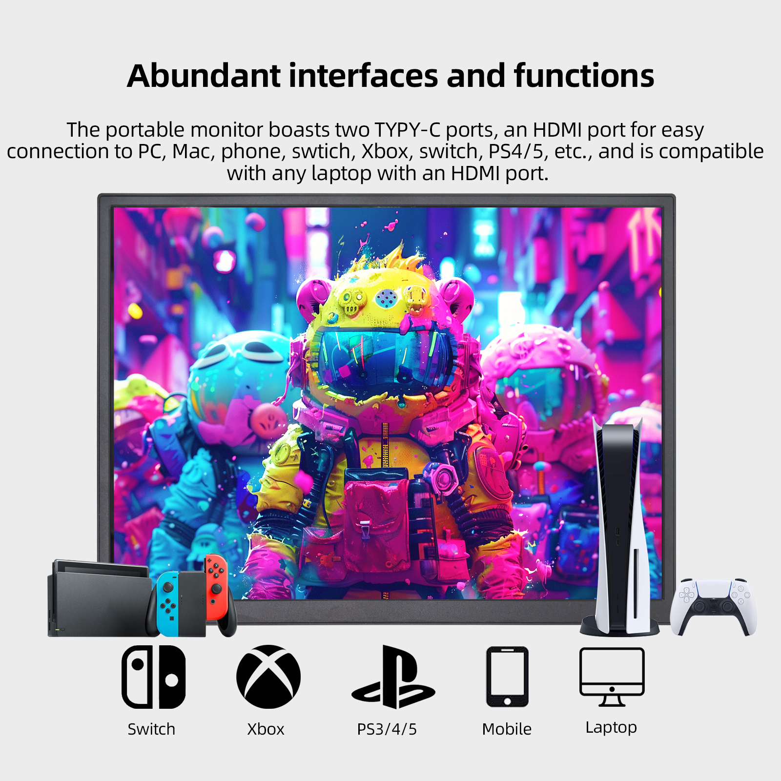 ZSUS 10.5-Inch Portable Monito - Retro Gaming Monitor reseña y precio
