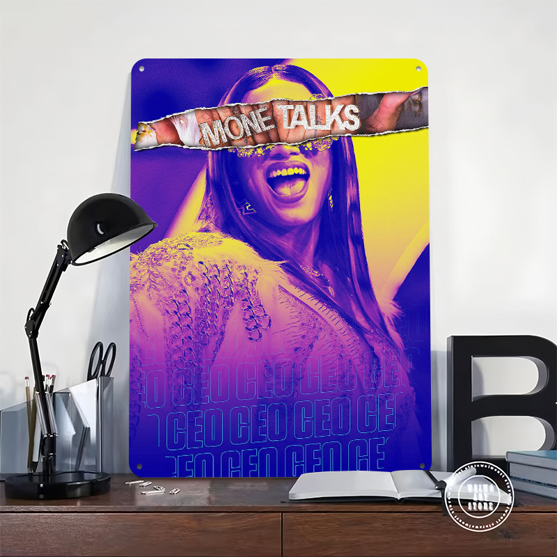 Mone Talks Metal Poster Custom - Retro Gaming Talk reseña y precio