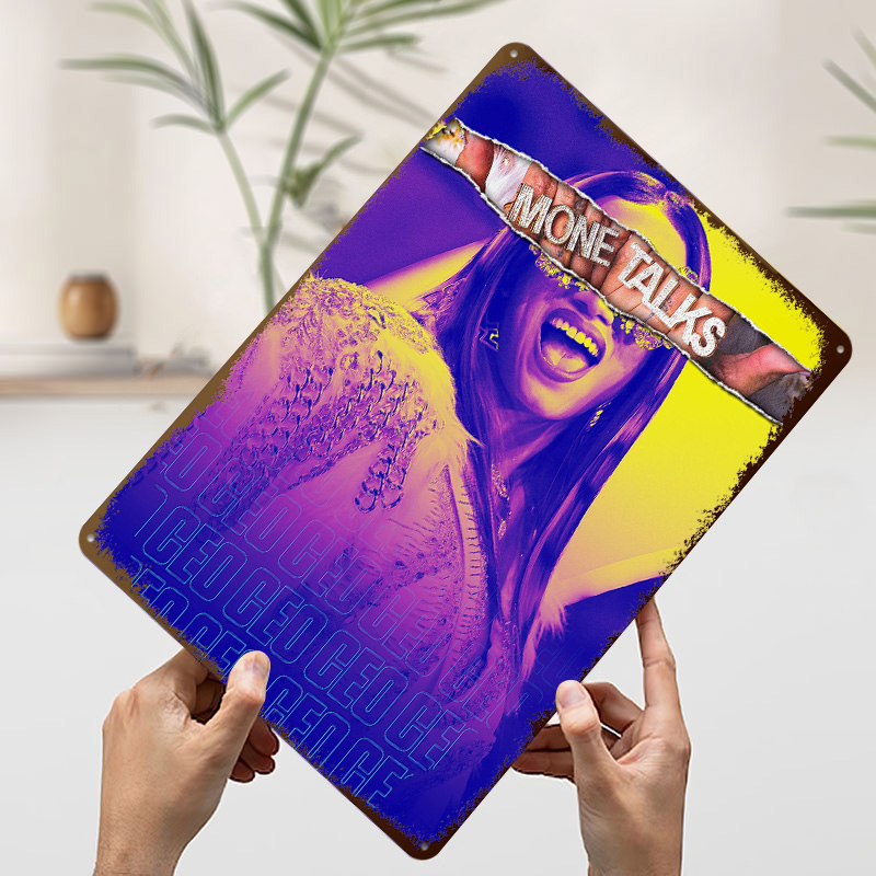 Mone Talks Metal Poster Custom - Retro Gaming Talk reseña y precio