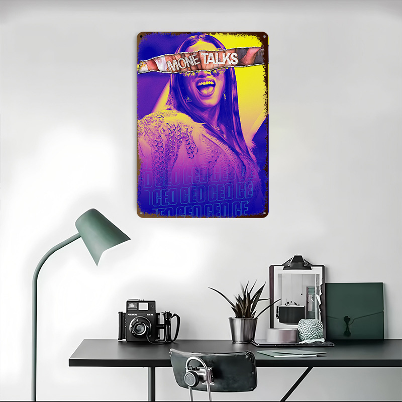 Mone Talks Metal Poster Custom - Retro Gaming Talk reseña y precio
