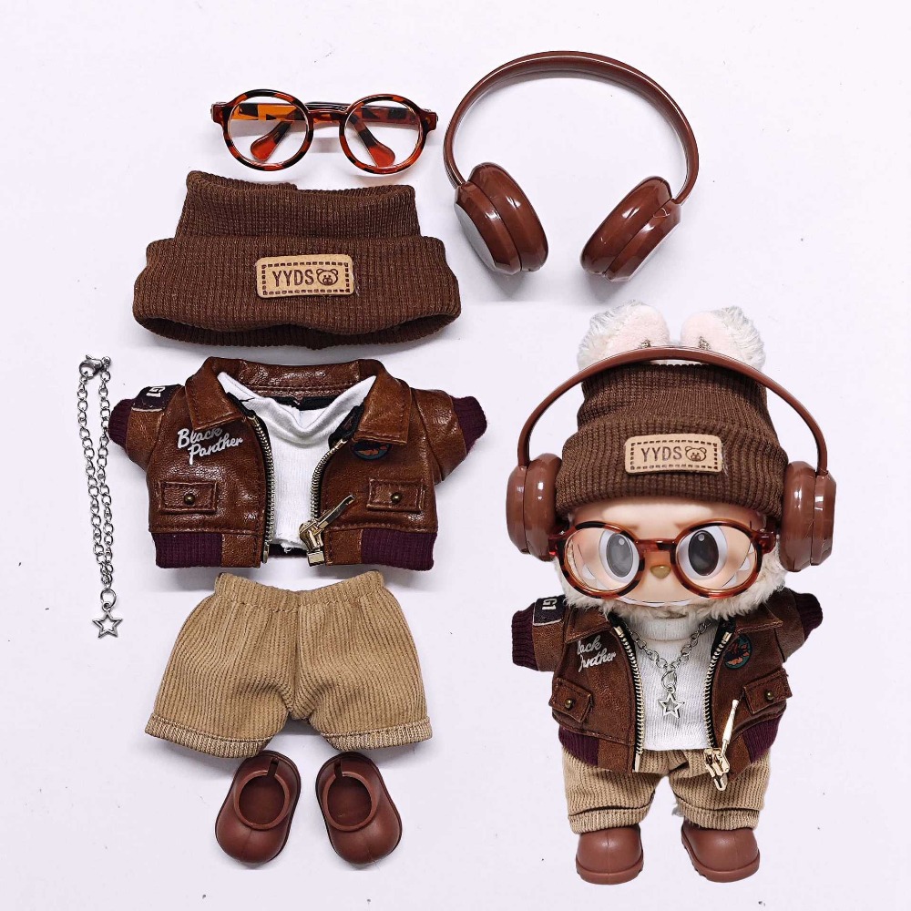 For 15/17cm Labubu Clothes Out - Retro Gaming Jacket reseña y precio