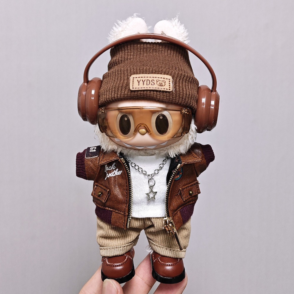 For 15/17cm Labubu Clothes Out - Retro Gaming Jacket reseña y precio